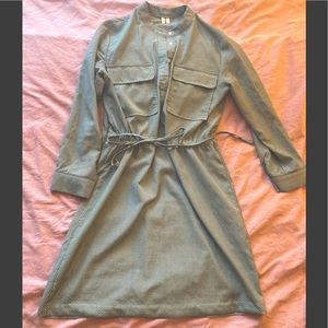 SEPTEMBER NINE. S Shirt Dress (Green)
